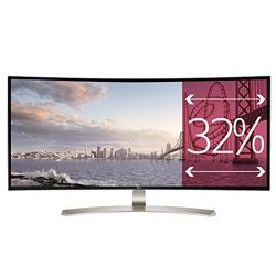 LG - Monitor PC 86,36 Cm (34 '') 34UC99-W WQHD Panel IPS Ultra Panorámico Curvo en oferta