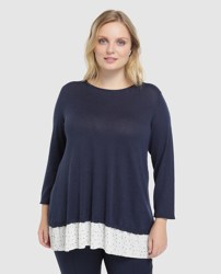 Couchel - Jersey De Mujer Talla Grande Con Faldón Estampado, precio y  características - Shoptize