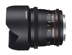 Samyang 10mm T3.1 VDSLR ED AS NCS CS II Objetivo para Nikon F - Negro en oferta