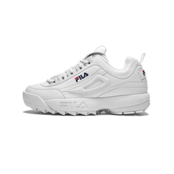 Fila disruptor low white en oferta