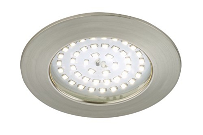 Lámpara empotrable LED Elli, níquel mate