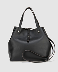 Gloria Ortiz - Bolso De Hombro Modelo Sofia En Negro en oferta