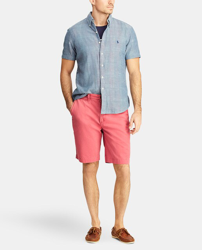 Polo Ralph Lauren - Pantalón Corto De Hombre Liso Rojo, precio y  características - Shoptize