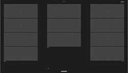 Siemens - Placa De Inducción IQ700 EX975KXW1E Con 3 Zonas De Calor Negro características