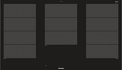 Siemens - Placa De Inducción IQ700 EX975KXW1E Con 3 Zonas De Calor Negro