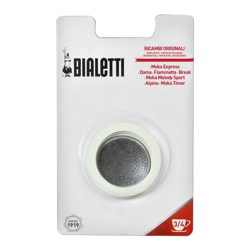Bialetti - Set De 3 Gomas Y Un Filtro De Respuesto Para Cafetera Moka Aluminio  4 Tazas en oferta