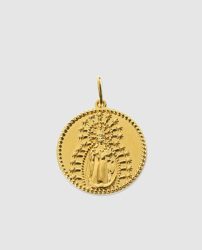 Agatha Paris - Colgante Colección María Pombo Virgen De La Paz Dorado en oferta