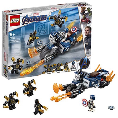 LEGO Superhéroes - Capitán América Ataque de los Outriders - 76123