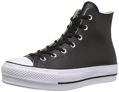 Converse Chuck Taylor All Star Lift Leather High Top Black, White