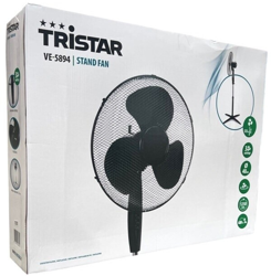 Ventilador de pie Tristar, VE-5894 45 W Negro características