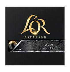 L'OR ESPRESSO - Estuche 20 Cápsulas Café Onyx Intensidad 12 Compatibles Con Máquinas Nespresso características