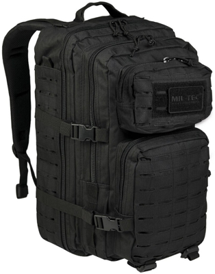 Mil Tec Us Assault Pack Large laser cut black (14002)