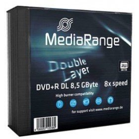 MediaRange DVD+R 8,5 GB 8x 5er Slimcase