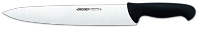 Cuchillo de cocinero Arcos Colour - Prof  292325 de acero inoxidable y mango ergonómico - Negro