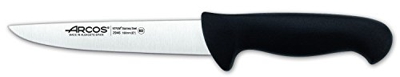 Cuchillo de carnicero Arcos Colour - Prof  294625 de acero inoxidable y mango ergonómico - Negro