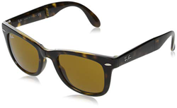 Ray-Ban Folding Wayfarer Gafas de sol, Light Havana, 51 para Hombre características