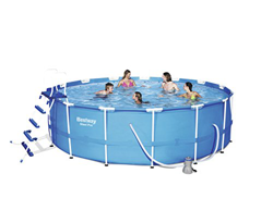 Bestway - Piscina Redonda C/hidr Est Metø 366 X 122cm en oferta
