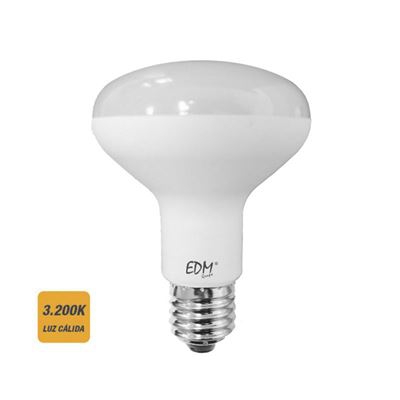 Bombilla reflectora LED EDM R80 10W CALIDA 3200K