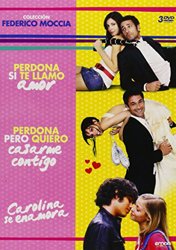 Pack Federico Moccia: Perdona si te llamo amor + Perdona pero quiero casarme contigo + Carolina se enamora - DVD características