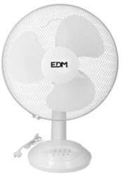Ventilador sobremesa oscilante EDM 40cm, 55W, 3 velocidades características