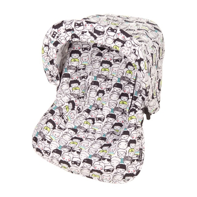 Tuc Tuc - Funda Mini De Verano + Capota People Para Silla De Auto Grupo 0 Negro/blanco