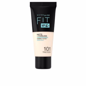 Fit Me Matte Poreless 101 True Ivory #F6caa8