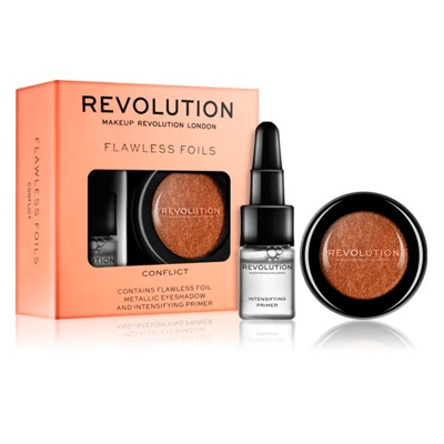 Sombras De Ojos Metálicas Con Prebase Fawless Foils Makeup...