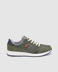 Compra Levi's - Zapatillas De Lona De Hombre Levi´s De Color Verde Con  Cierre De Cordones al mejor precio - Shoptize