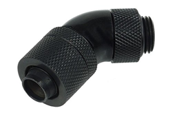 Racor 3/8 - Alphacool HF 45° G1/4 Rosca Externa a 13/10 rotatorio - Deep Black en oferta