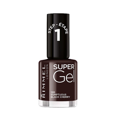 Super Gel Kate Moss Pintauñas 120 Sumptuous Black Cherry #2A1c1a