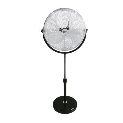 Ventilador de pie industrial negro 50cm 120W altura regulable EDM