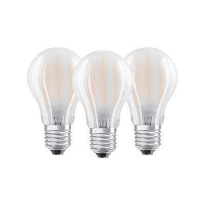 Bombilla LED E27 7W, 806 lúmenes, set 3 unidades