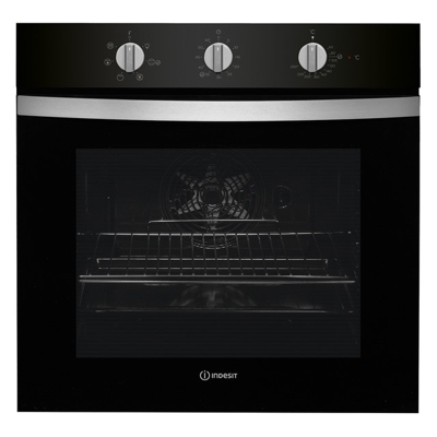 Indesit - Horno Multifunción IFW 4534 H BL Hidrolítico Negro