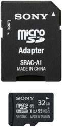 Sony 32GB Micro SDHC Tarjeta de Memoria con Adaptador SD - UHS-I U3 - Clase en oferta