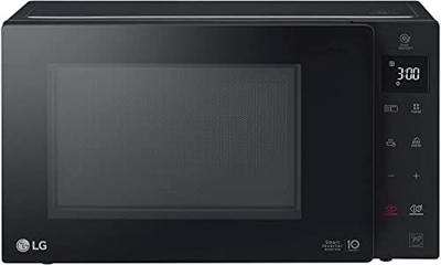 LG - Microondas MH6336GIB Smart Inverter Con Capacidad De 23 Litros Y Grill Negro