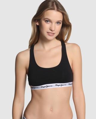 Pepe Jeans - Sujetador Deportivo De Mujer Sin Aros