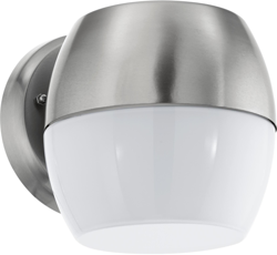 Aplique LED de exterior Oncala, pantalla de vidrio características