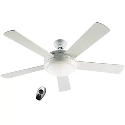 Ventilador de techo con luz Titanium blanco