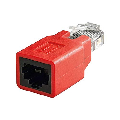 68912 adaptador de cable RJ45 Rojo