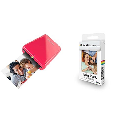 Polaroid Zip Bluetooth Instant Mobile Printer - Red
