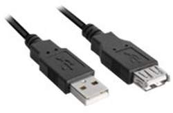 Sharkoon 4044951015405 Kabel USB 2.0 Verlängerung 1.0m schwarz - Cable precio