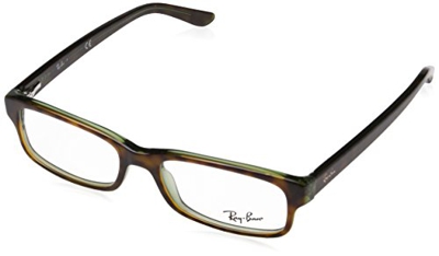Ray-Ban 5187 Monturas de gafas, Havana/Green, 50 Unisex-Adulto