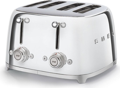 Tostador SMEG Años 50 TSF03SSEU Cromado