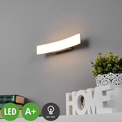 LED Lámpara de pared 'Lorian' (Moderno) en Blanco hecho de Plástico e.o. para Salón & Comedor (60 llamas, A+) de LAMPENWELT | aplique LED, aplique en oferta