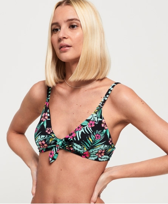 Superdry Top de bikini Felicity Tie Crop