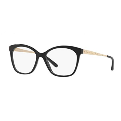 Michael Kors 0MK4057 Monturas de gafas, Black Acetate, 53 para Mujer