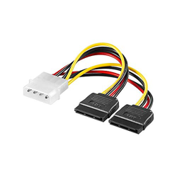 Wentronic 68524 - Cable duplicador Voltaje (1 x 5.25 m a 2 x S-ATA) en oferta