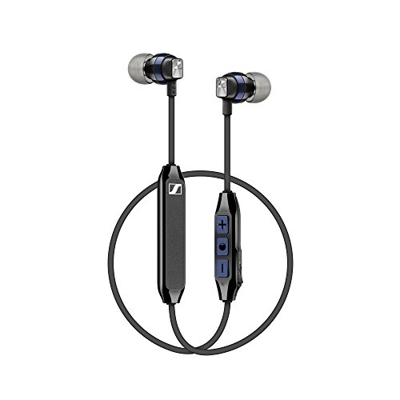 Sennheiser CX 6.00BT - Auriculares inalámbricos intraurales, color negro y azul