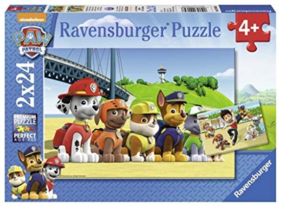 Heldenhafte Hunde. Puzzle 2 x 24 Teile 