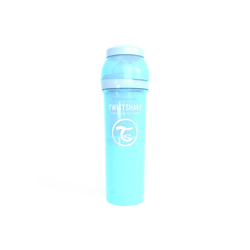Twistshake - Biberón Anticólico Tetina Silicona (330 Ml.) Azul Pastel precio